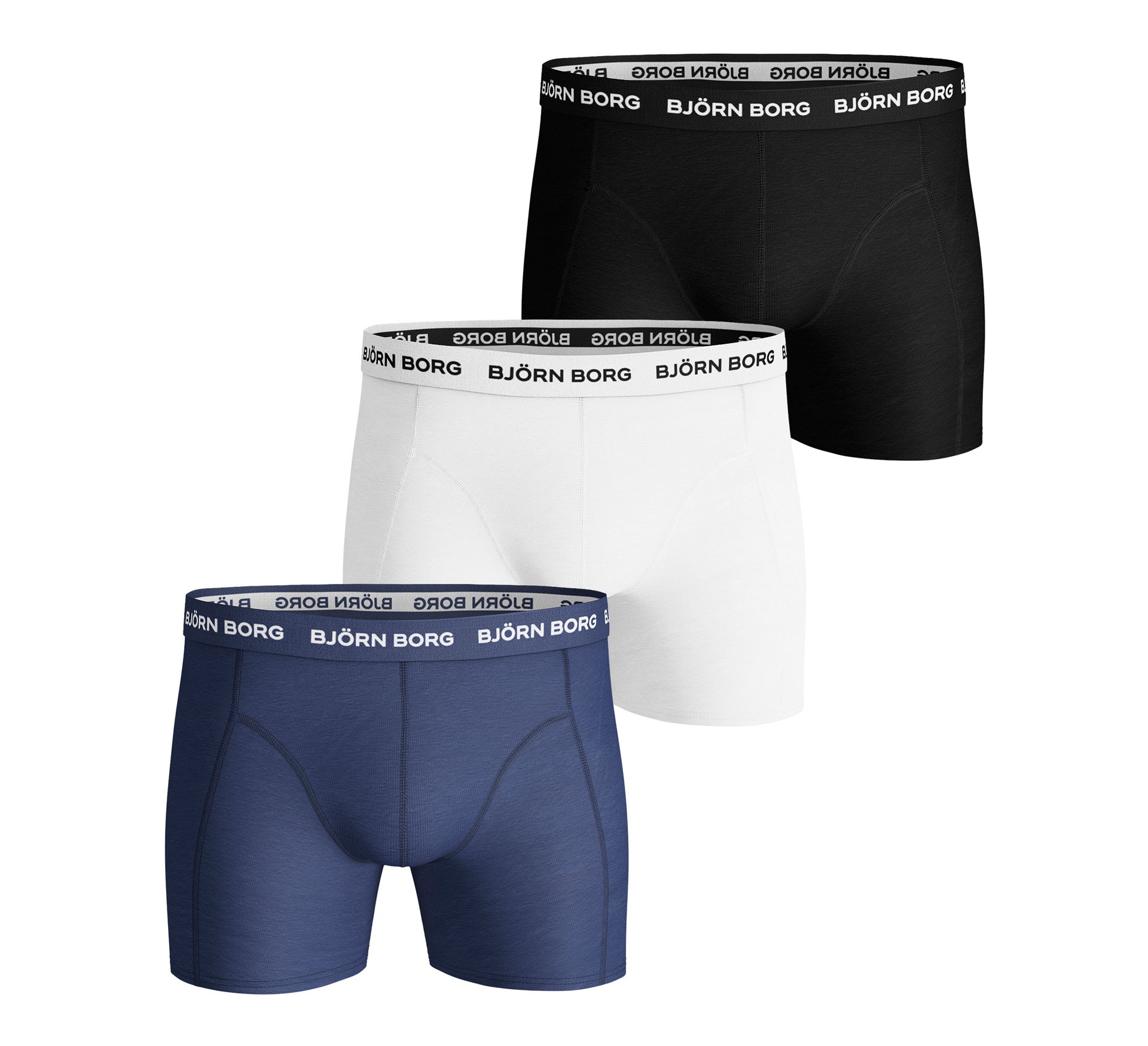 Plutosport - Björn Borg Solids Boxershorts (3-pack) Plutosport - Björn Borg Solids Boxershorts (3-pack)
