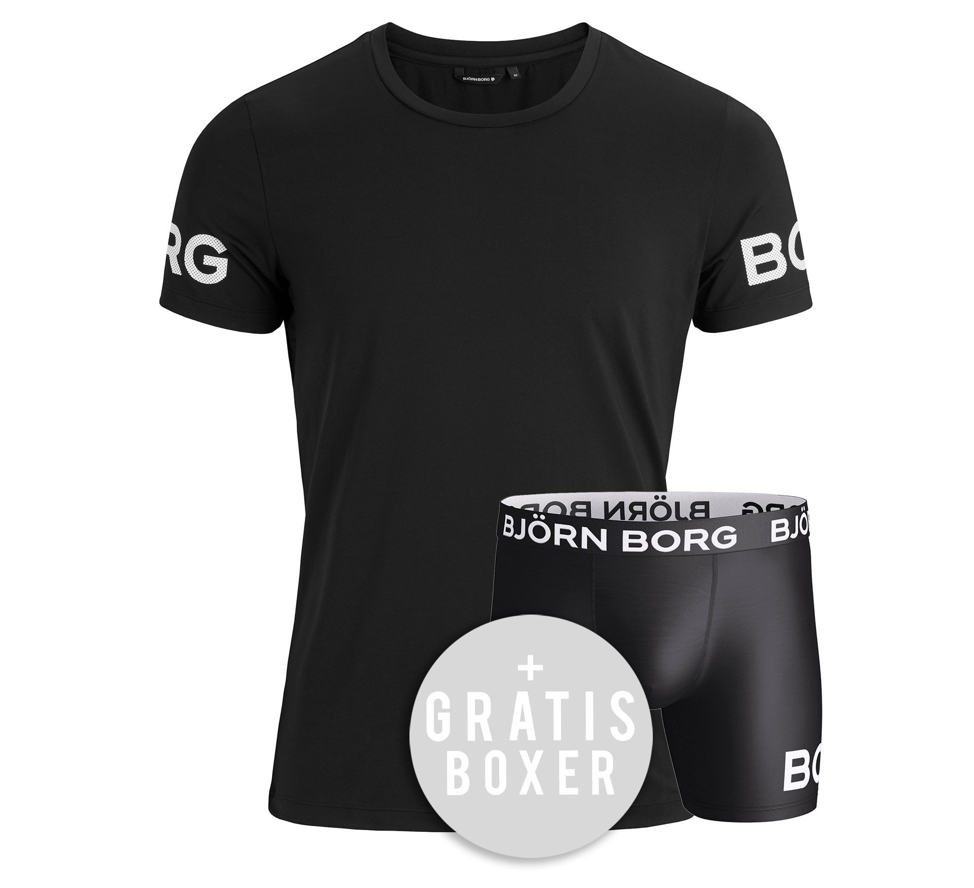 Plutosport - Björn Borg Sports Tee + Boxershorts Set Plutosport - Björn Borg Sports Tee + Boxershorts Set