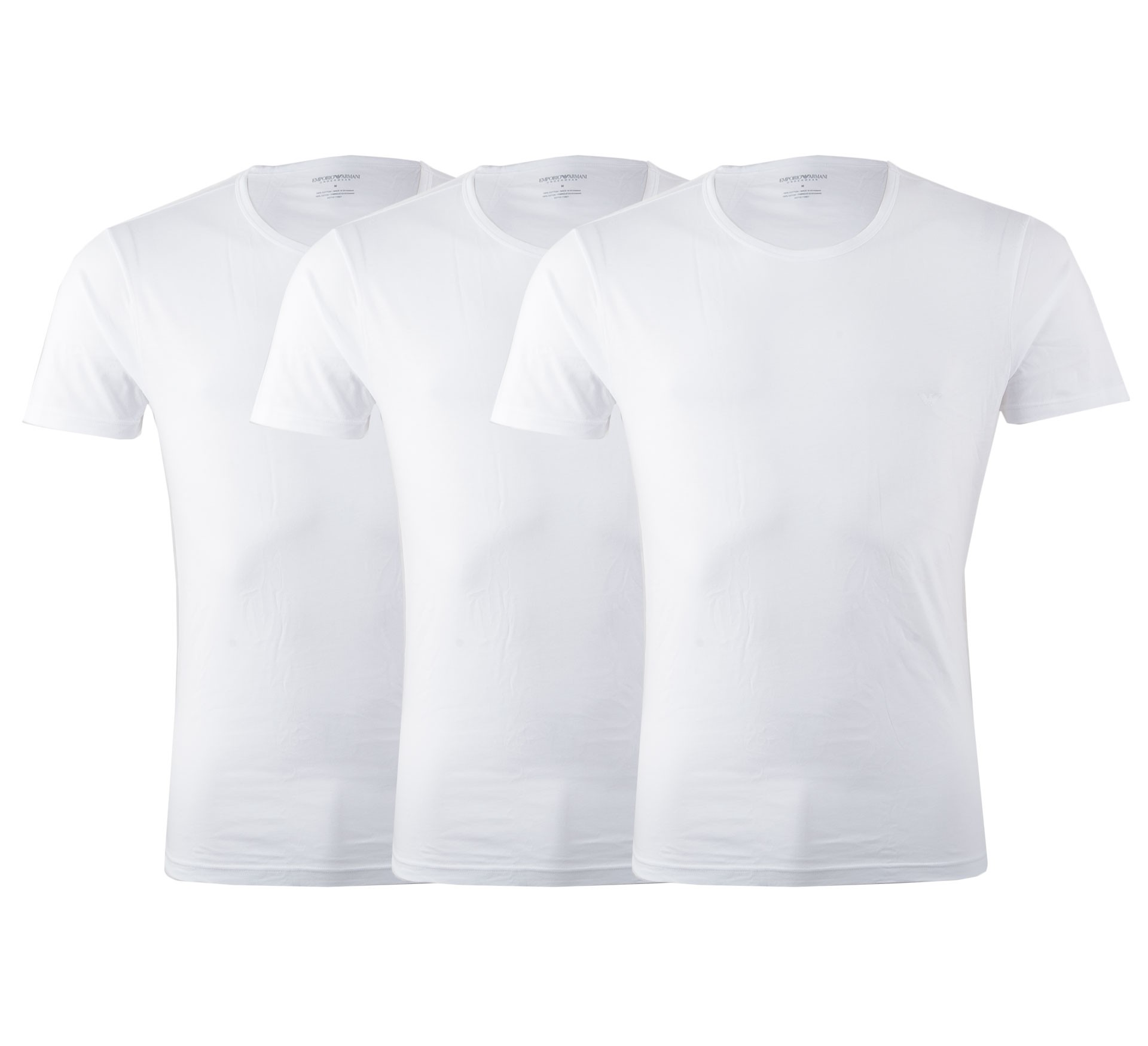 Plutosport - Emporio Armani Crew Neck T-shirt S/Sleeve (3-pack)