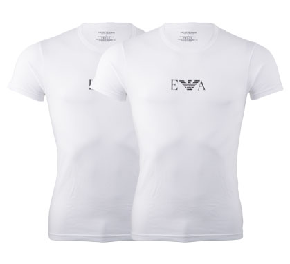 Plutosport - Emporio Armani Round Neck T-Shirt (2-Pack)