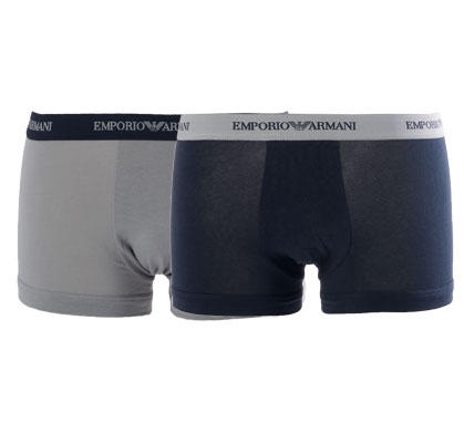 Plutosport - Emporio Armani Trunk Boxershorts (2-Pack) Plutosport - Emporio Armani Trunk Boxershorts (2-Pack)