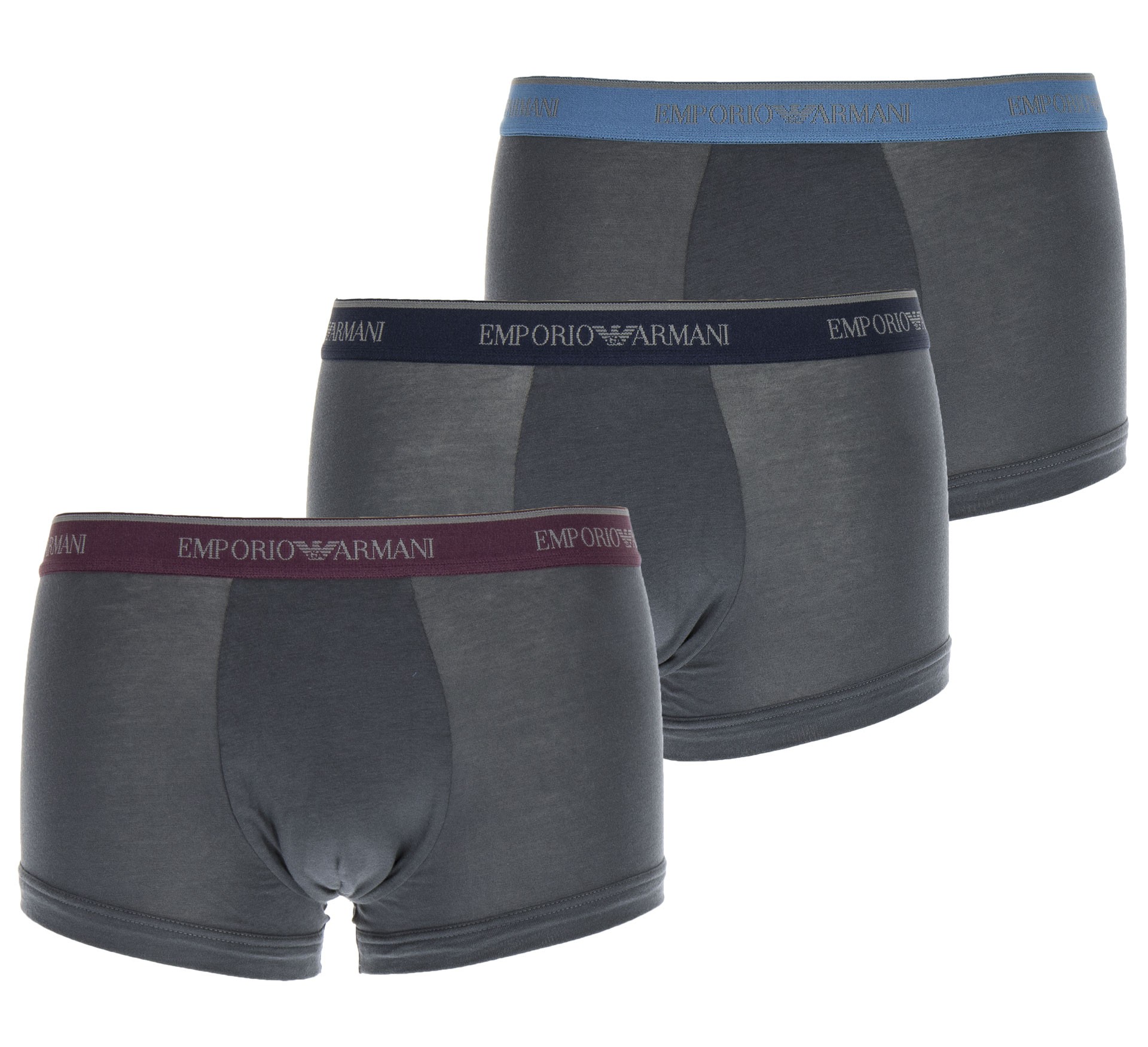 Plutosport - Emporio Armani Trunk Boxershorts (3-Pack) Plutosport - Emporio Armani Trunk Boxershorts (3-Pack)