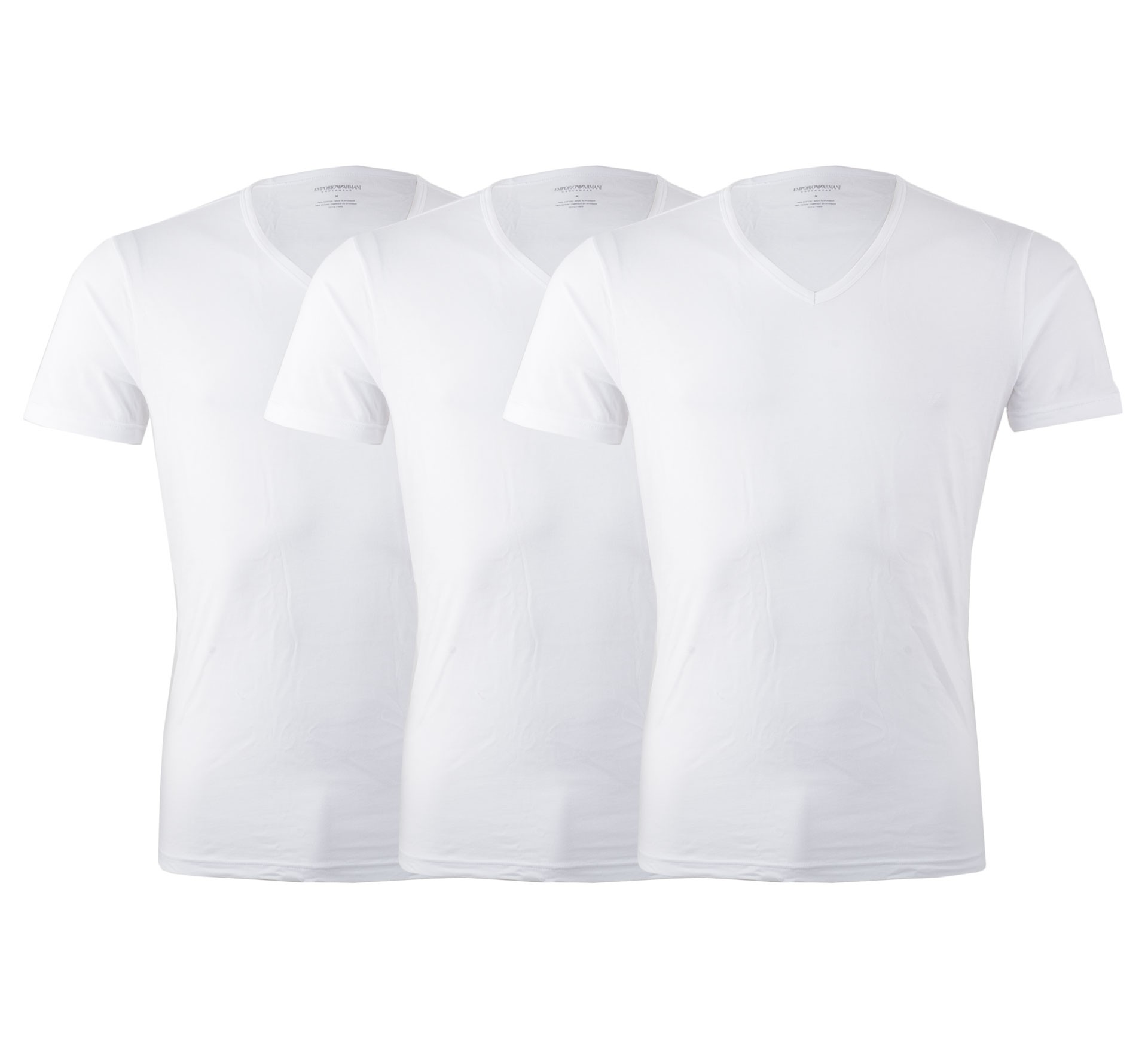 Plutosport - Emporio Armani V-Neck T-shirt S/Sleeve (3-pack) Plutosport - Emporio Armani V-Neck T-shirt S/Sleeve (3-pack)