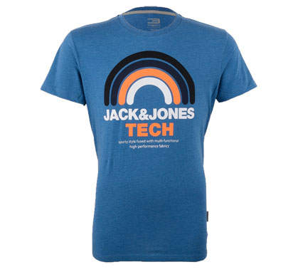 Plutosport - Jack & Jones T3ch Tulsa T-shirt Heren Plutosport - Jack & Jones T3ch Tulsa T-shirt Heren