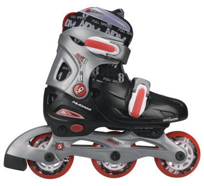 Plutosport - Nijdam Inline Skates Jr (Verstelbaar)