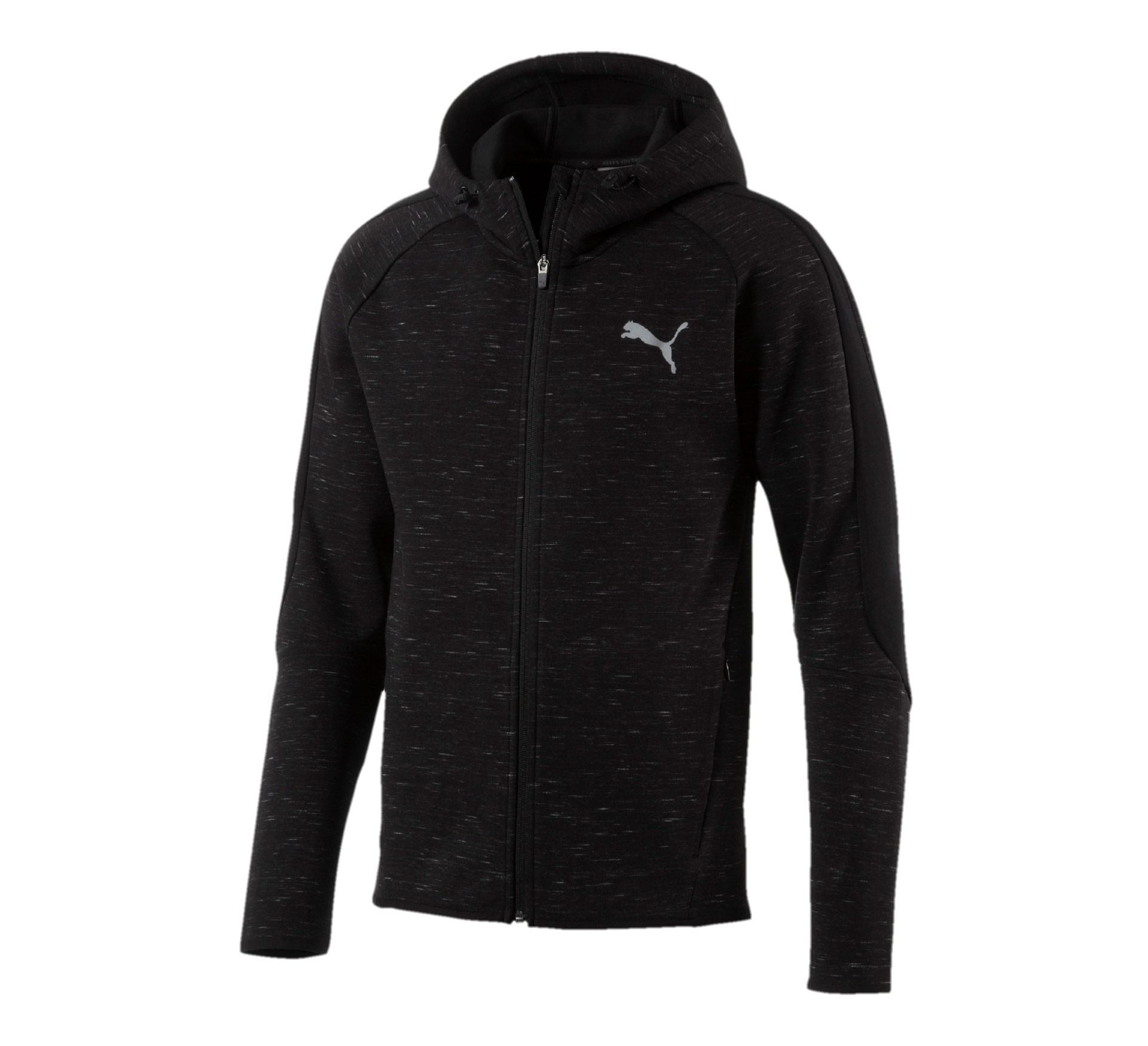 Plutosport - Puma Active EvoStripe SpaceKnit FZ Hoodie Plutosport - Puma Active EvoStripe SpaceKnit FZ Hoodie