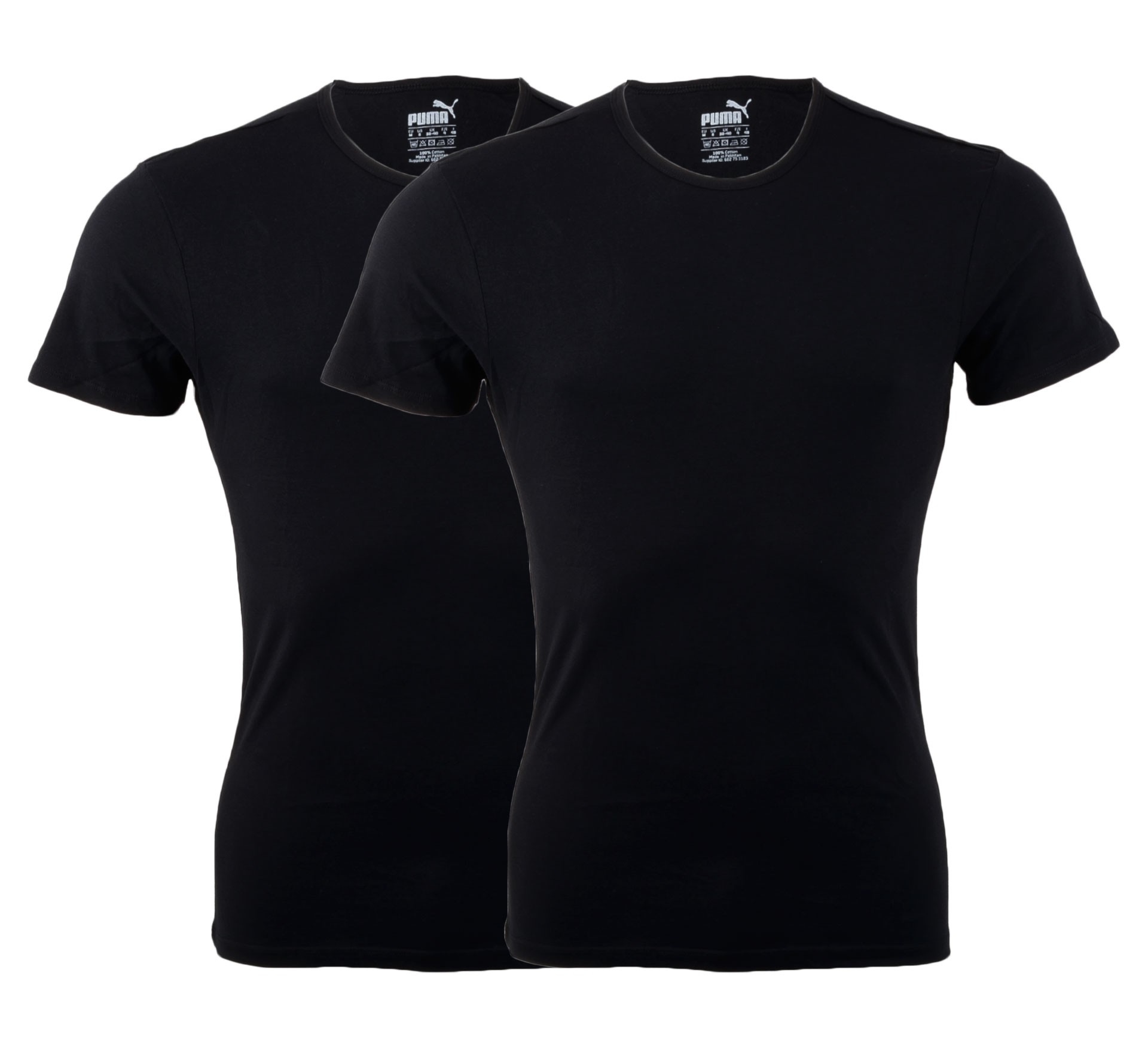 Plutosport - Puma Basic Crew Tee (2-pack) Plutosport - Puma Basic Crew Tee (2-pack)