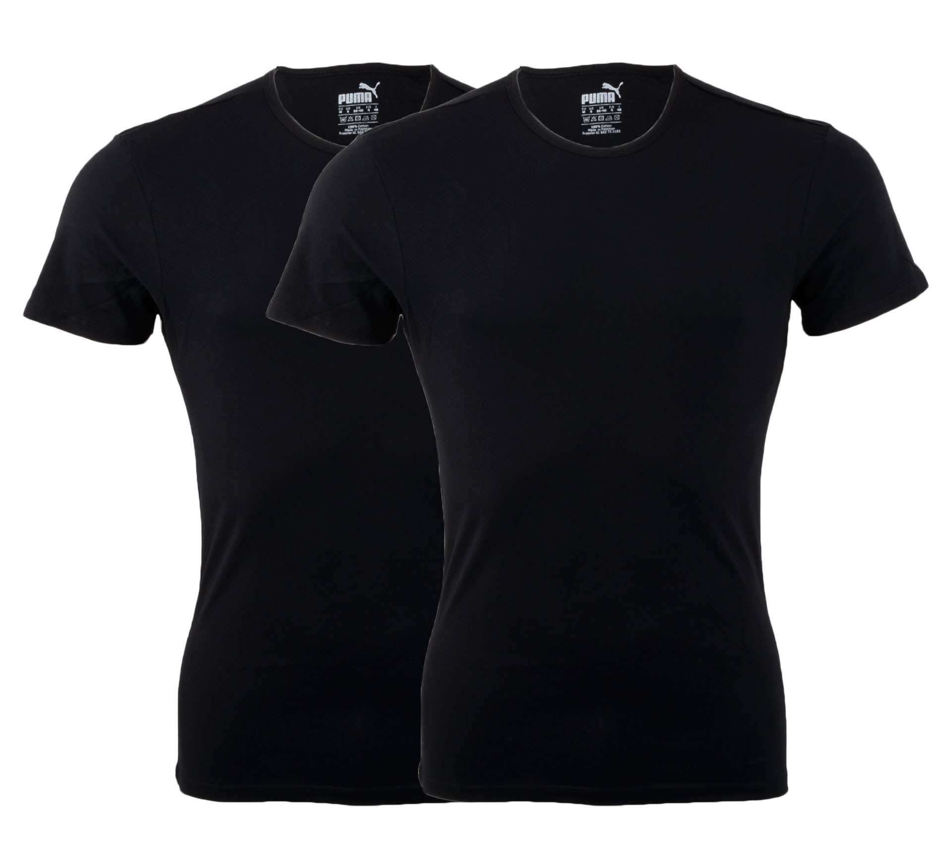 Plutosport - Puma Basic Crew Tee (2-pack)