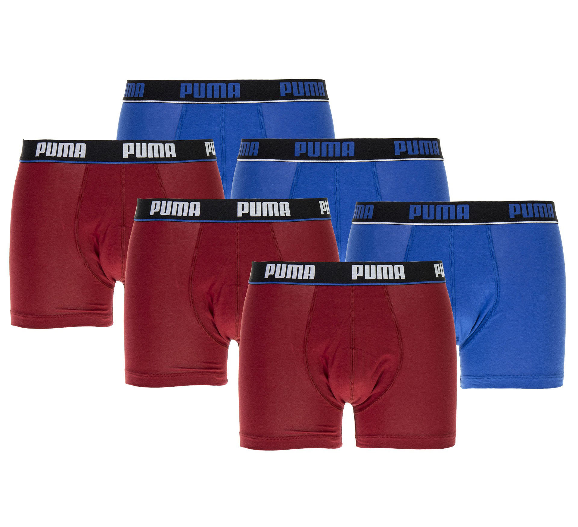 Plutosport - Puma Basic Stripe Boxershorts (6-pack)
