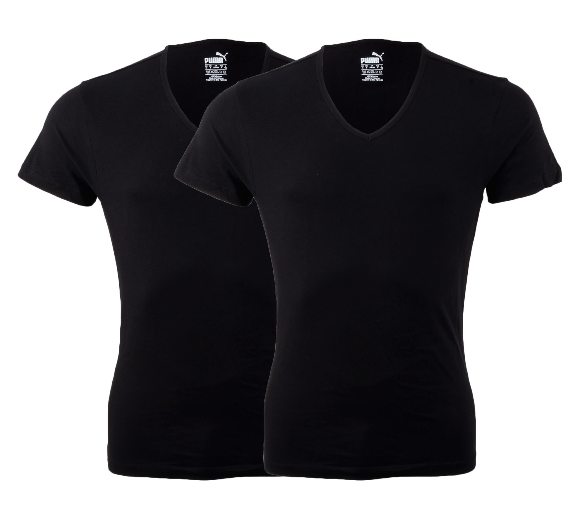 Plutosport - Puma Basic V Neck Tee (2-pack) Plutosport - Puma Basic V Neck Tee (2-pack)