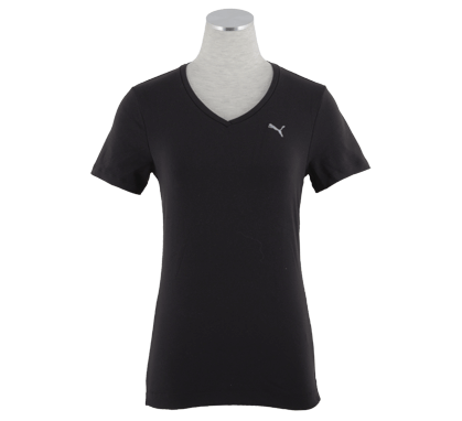 Plutosport - Puma Essential V-hals T-shirt Dames