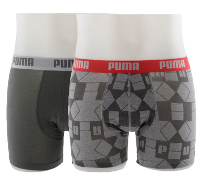 Plutosport - Puma Nordic-diamond Boxer Short Heren (2-Pack) Plutosport - Puma Nordic-diamond Boxer Short Heren (2-Pack)