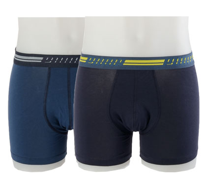 Plutosport - Puma Retro Plain Boxershorts Heren (2-Pack) Plutosport - Puma Retro Plain Boxershorts Heren (2-Pack)