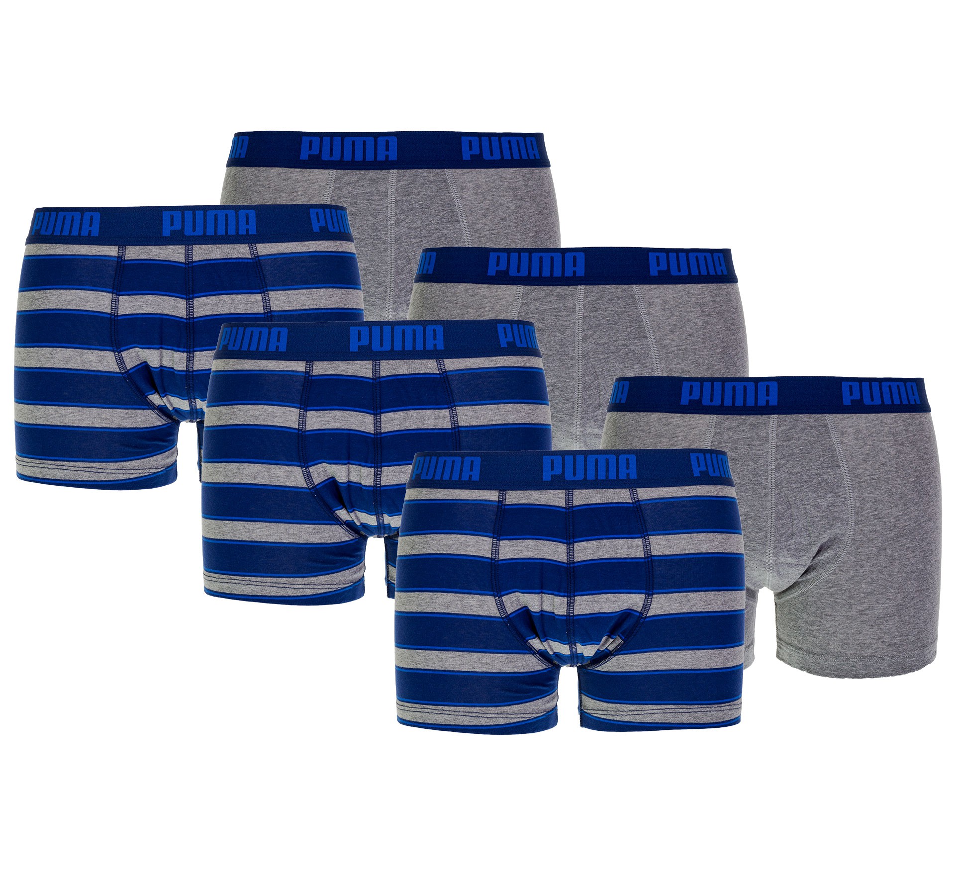 Plutosport - Puma Rugby Stripe Boxershorts (6-pack) Plutosport - Puma Rugby Stripe Boxershorts (6-pack)