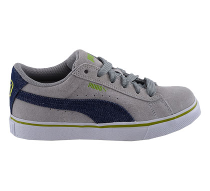 Plutosport - Puma S Denim Sneaker Junior Plutosport - Puma S Denim Sneaker Junior