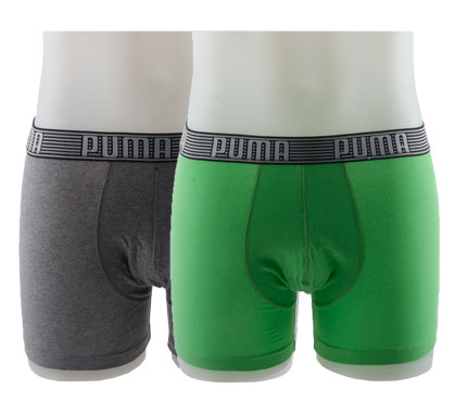Plutosport - Puma Striped Boxershort Heren (2-Pack) Plutosport - Puma Striped Boxershort Heren (2-Pack)