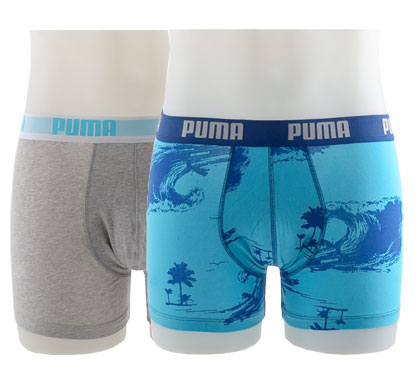 Plutosport - Puma Surf's Up Boxer Short Heren (2-Pack) Plutosport - Puma Surf's Up Boxer Short Heren (2-Pack)