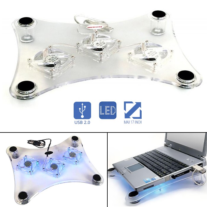 Price Attack - Laptop Cooler (Blauwe Led) Price Attack - Laptop Cooler (Blauwe Led)