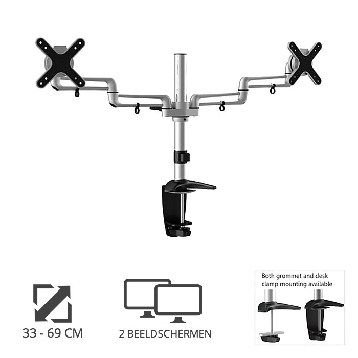 Price Attack - Luxe Dual Monitorsteun Price Attack - Luxe Dual Monitorsteun