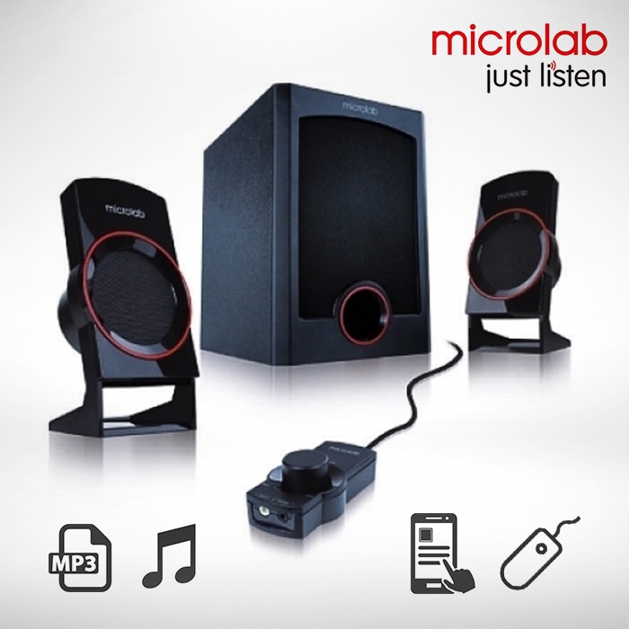 Price Attack - Microlab Multimedia 2.1 Speakerset