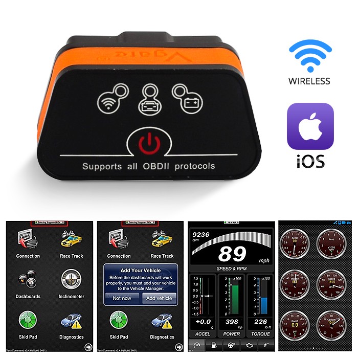 Price Attack - Mini Obd2-Lezer Voor Ios En Android