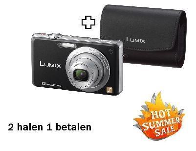 PriceX - Panasonic DMC-FS10EG Zwart + Tasje