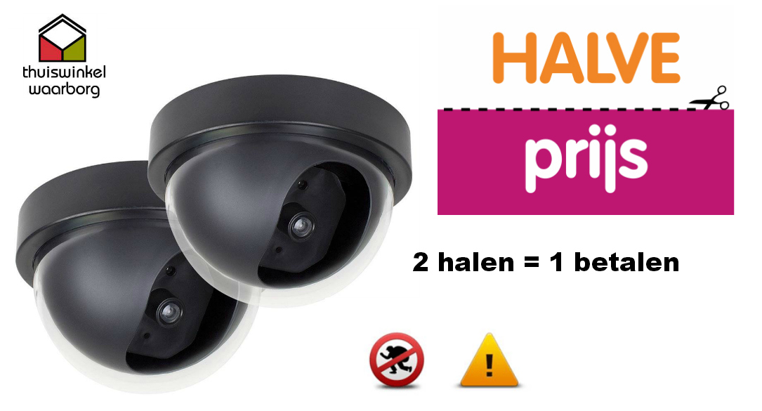 Seal de Deal - 2 x Dummy dome camera Seal de Deal - 2 x Dummy dome camera