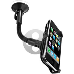 Seal de Deal - Autohouder geschikt voor de iPhone 4 incl. Gooseneck.