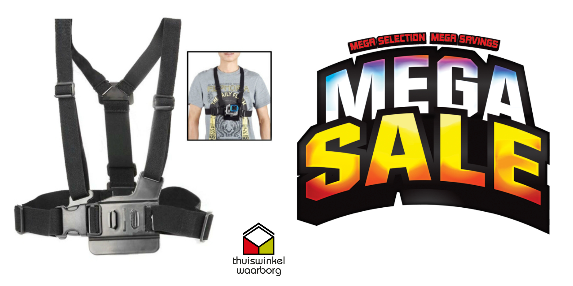 Seal de Deal - Body belt voor GoPro Hero 4 / 3 / 2(Black) Seal de Deal - Body belt voor GoPro Hero 4 / 3 / 2(Black)