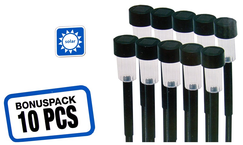 Seal de Deal - LED solarlampen (set van 10 stuks) Seal de Deal - LED solarlampen (set van 10 stuks)