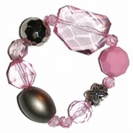 Seal de Deal - Luxe armband elastisch roze Seal de Deal - Luxe armband elastisch roze