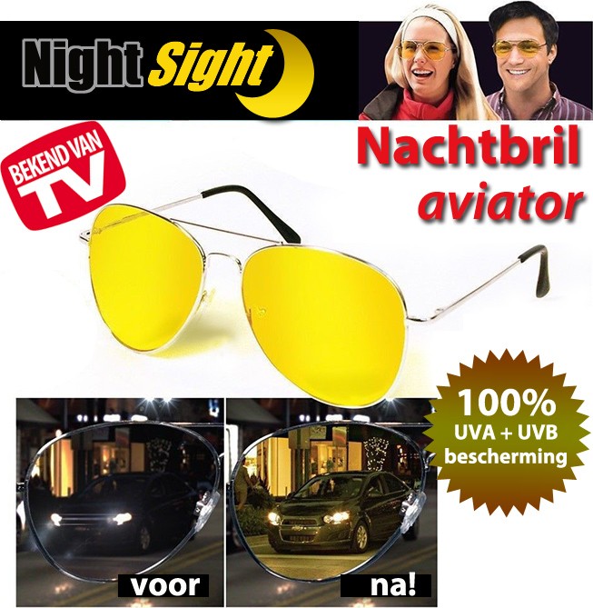 Seal de Deal - Nachtbril voor veilig autorijden Seal de Deal - Nachtbril voor veilig autorijden