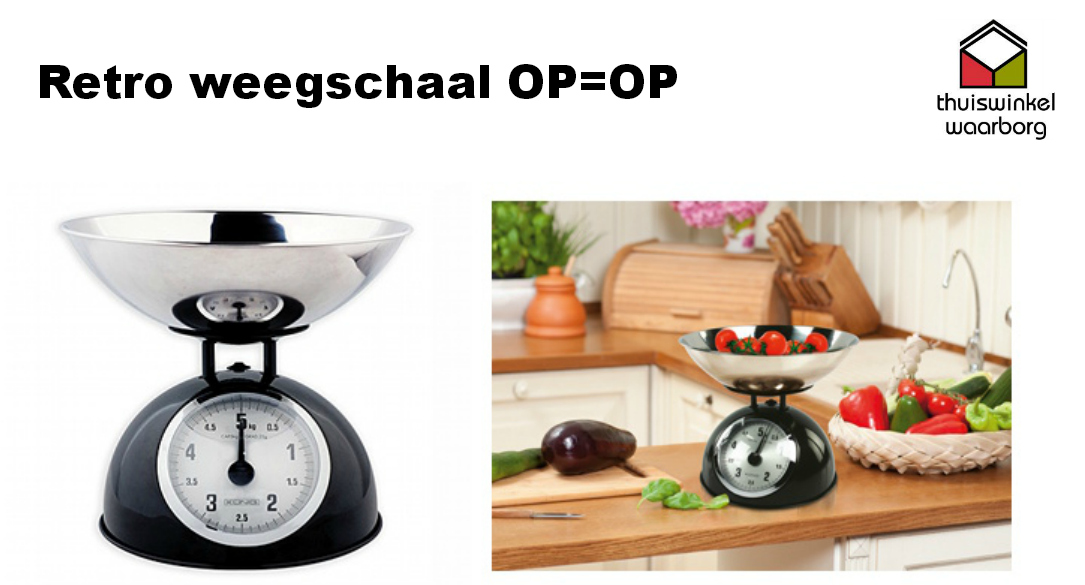 Seal de Deal - Retro keukenweegschaal Seal de Deal - Retro keukenweegschaal