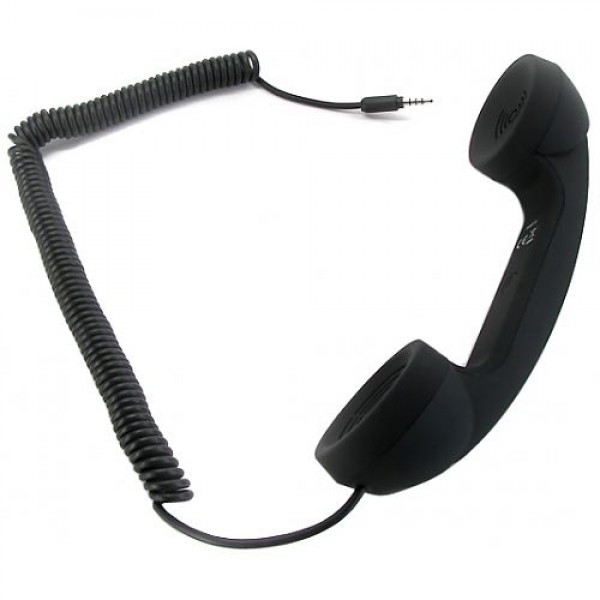 Seal de Deal - Retro telefoonhoorn zwart Seal de Deal - Retro telefoonhoorn zwart