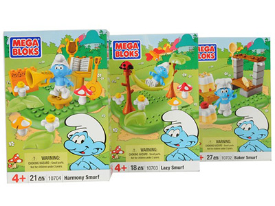Seal de Deal - Sint & Piet cadeautip: Smurfen Megabloks (3 sets) Seal de Deal - Sint & Piet cadeautip: Smurfen Megabloks (3 sets)