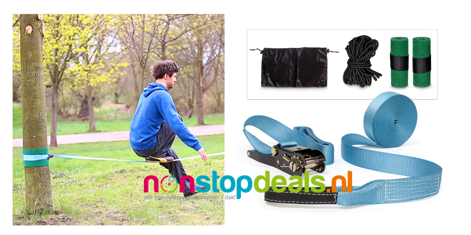 Seal de Deal - Slackline Set 15m Seal de Deal - Slackline Set 15m