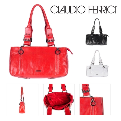 Slimme Deals - Chique schoudertas van Claudio Ferrici Slimme Deals - Chique schoudertas van Claudio Ferrici