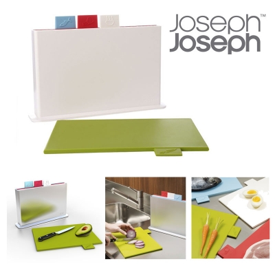 Slimme Deals - Index 4 in 1 snijplanken set van Joseph Joseph Slimme Deals - Index 4 in 1 snijplanken set van Joseph Joseph