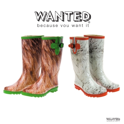 Slimme Deals - Laarzen met trendy print van Wanted!