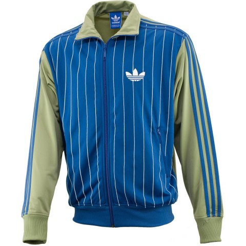 Sport4Sale - adidas Firebird Jacket Blue/Green Sport4Sale - adidas Firebird Jacket Blue/Green