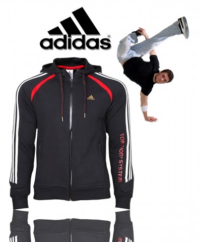Sport4Sale - Adidas Full Zip Hooded Sweater Sport4Sale - Adidas Full Zip Hooded Sweater