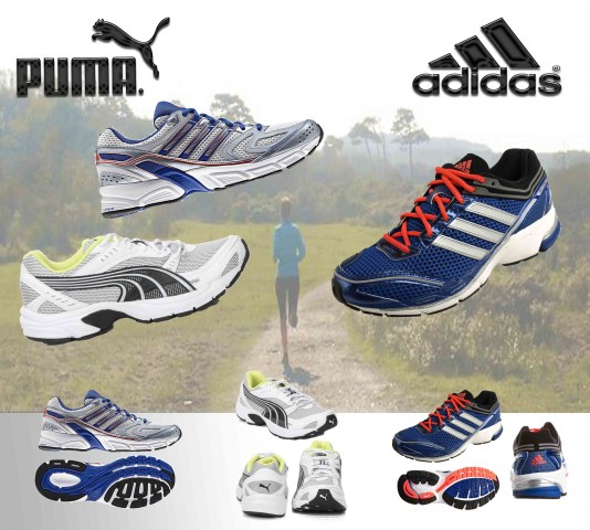 Sport4Sale - Adidas - Puma Hardloopschoenen