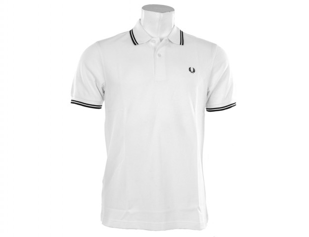 Sport4Sale - Fred Perry - Normal Fit Tipped Polo Pique Shirt Sport4Sale - Fred Perry - Normal Fit Tipped Polo Pique Shirt