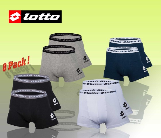Sport4Sale - Lotto Boxers 8 Pack