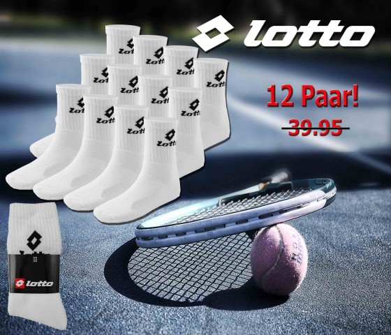 Sport4Sale - Lotto Sokken 12 Pack Sport4Sale - Lotto Sokken 12 Pack