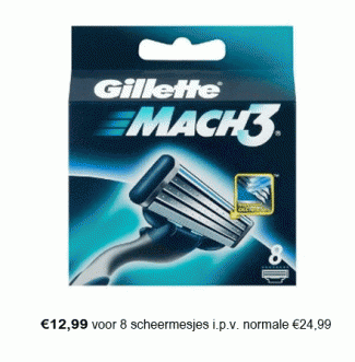 Spullen.nl - Gillette Mach 3 8-pack Spullen.nl - Gillette Mach 3 8-pack