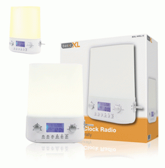 Spullen.nl - Klokradio met wake-up LED lamp