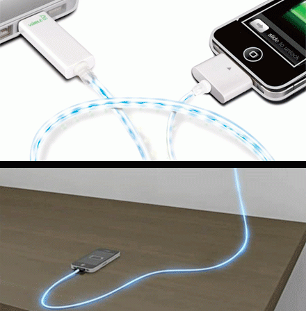 Spullen.nl - LED datakabel voor iPhone iPad of Micro USB