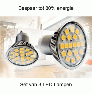 Spullen.nl - LED Savings Lampen Set
