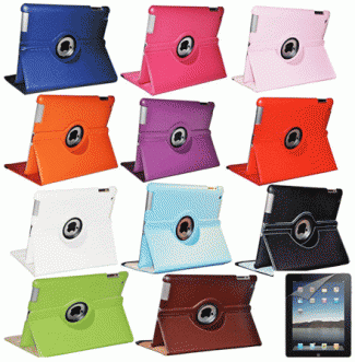 Spullen.nl - Lederen iPad Rotating Case